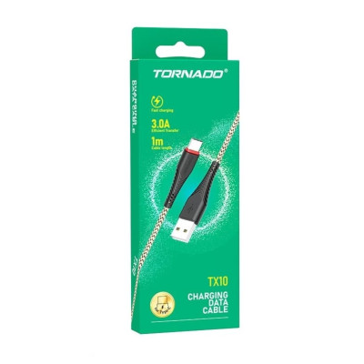 USB кабель Tornado TX10 Type-C (2,4A/1м)- золотий