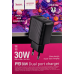 Мережевий зарядний пристрій Hoco CS23A QC3.0 PD 30W (USB/Type C)-чорний