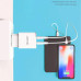 Мережевий зарядний пристрій Aspor A823 (2USB/2.4A) + USB кабель Lightning- білий