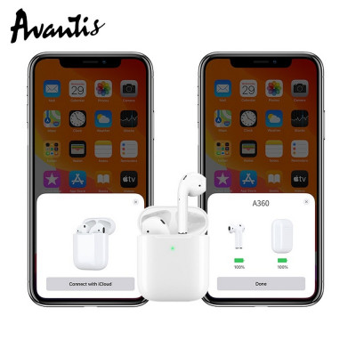 Bluetooth навушники Avantis A360 TWS- білий