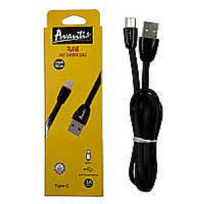 USB кабель Avantis AC-20i Plane Lightning- чорний