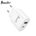 Мережевий зарядний пристрій Avantis A865PD QC3.0 (20W PD)- білий