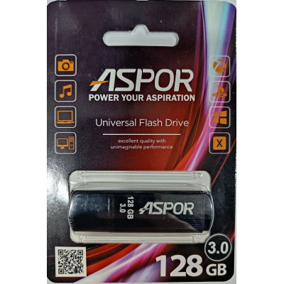 USB Flash Aspor AR121 128GB- чорний
