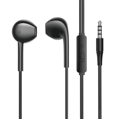 Навушники з мікрофоном Aspor A219 Stereo Earphone (3.5мм)- чорний