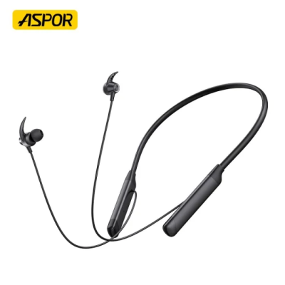 Bluetooth навушники Aspor A612 Magnetic Sport- чорний