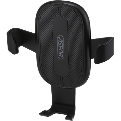 Holder (автотримач) Aspor A520 Fast Charger Wireless (5V / 2A) - чорний