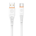 USB кабель Aspor A126 Lightning Quick Charge 6A/1м- білий