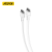 Кабель Aspor A098 PD Fast Charge Type-C - Type-C 100W/1м- білий