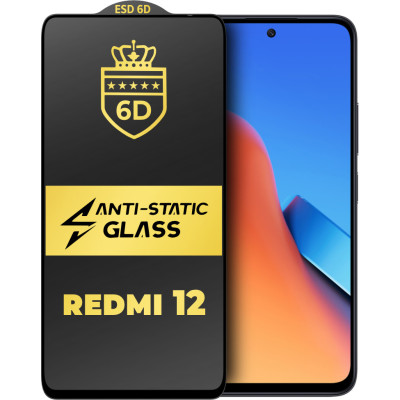 Скло захисне 6D Premium Anti-Static Black для iPhone XR/11 - чорний