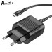 Мережевий зарядний пристрій Avantis A420 Vast power QC3.0 (1USB/3.0A/18W) + Type-C cable- чорний