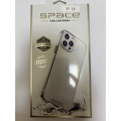 Чохол накладка Space Collection для iPhone 13- прозорий