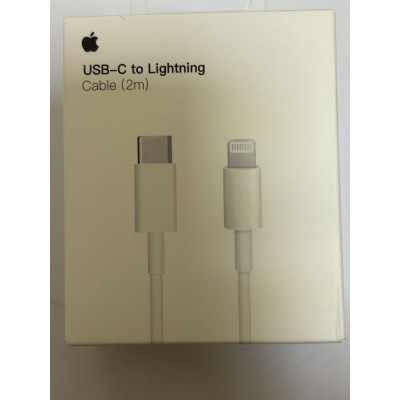 Кабель Apple Type-C to Lightning (MKQ42ZM/A1702) 2м- білий