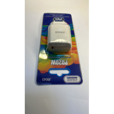 Мережевий зарядний пристрій Jokade JB043 (USB-C/PD20W) -білий