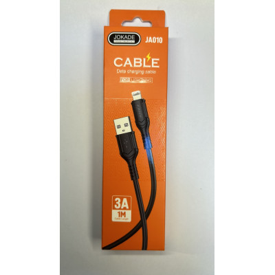USB кабель Jokade JA010 Lightning 3A/1м -чорний