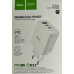 Мережевий зарядний пристрій Hoco C126А (USB/USB-C/USB-C/PD40W)- білий