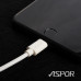 USB кабель Aspor A172 Lightning 2.1A/1.2м- белый