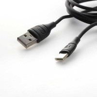 USB кабель Aspor AC-03 Type-C 2.1A/1м- черный