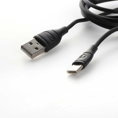 USB кабель Aspor AC-03 Type-C 2.1A/1м- черный