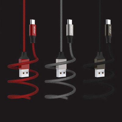 USB кабель Aspor AC-11 Micro 2.4A/1.2м- черный