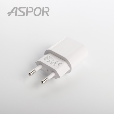 СЗУ блочок Aspor A818 Plus (1USB/2.4A) LED- белый