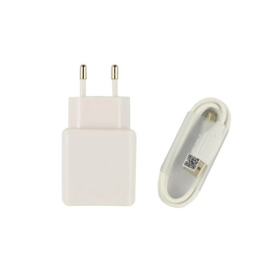 СЗУ Aspor A811 (ADC P15, 2USB/2.1A) + USB кабель Type-C- белый