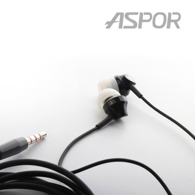 Наушники с микрофоном Aspor A201- черный