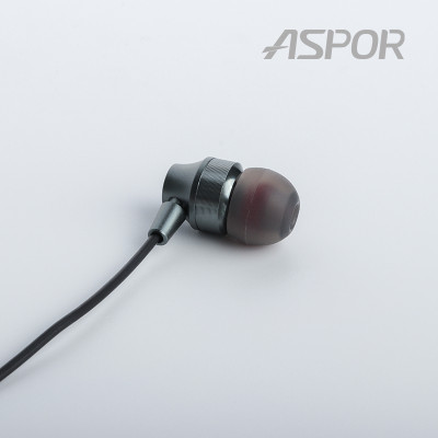 Наушники с микрофоном Aspor A203- графитовый