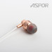 Наушники с микрофоном Aspor A203- золотой