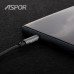 Наушники с микрофоном Aspor A203- серебристый
