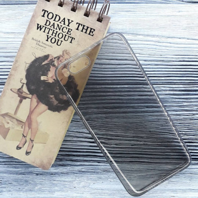 Накладка силиконовая OuCase for Aspor для iPhone 6 Plus- тонированый