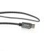 USB кабель Aspor A131 Micro Nylon 2.4A/1.2м- черный