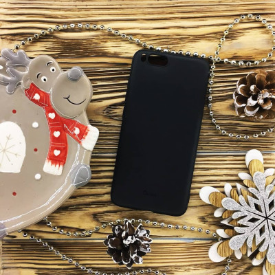 Накладка силиконовая OuCase for Aspor Black Frost (Soft Touch) для Xiaomi Mi 6- черный